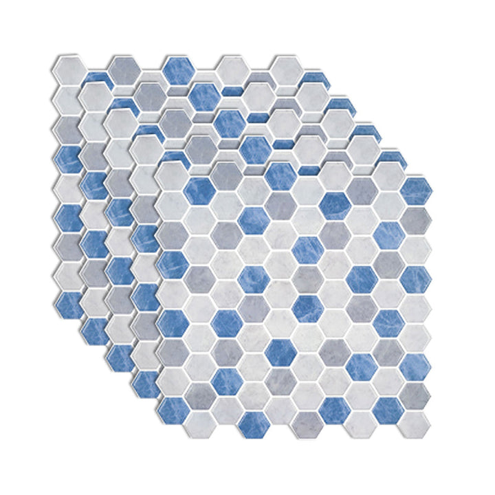 BowLift | Square Peel and Stick PVC Tile 12" x 12" Peel and Stick Mosaic Tile 5-Pack