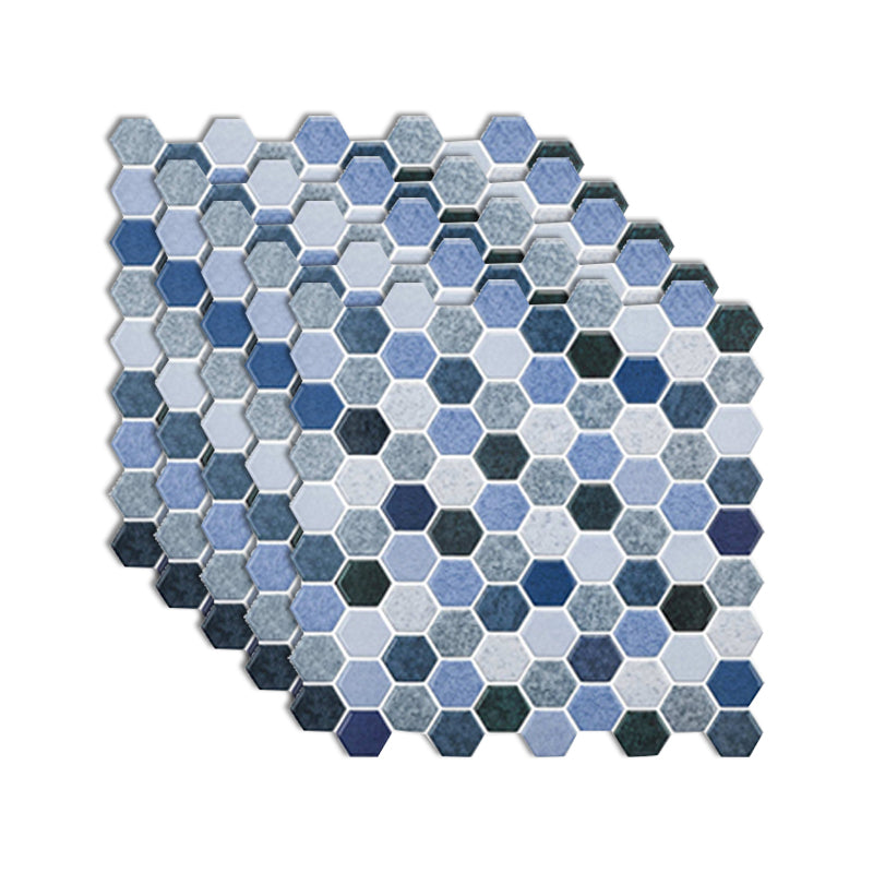 BowLift | Square Peel and Stick PVC Tile 12" x 12" Peel and Stick Mosaic Tile 5-Pack