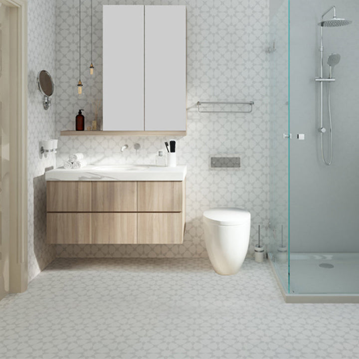 BowLift | Modern PVC Flooring Peel and Stick Geometric Printed Vinyl Plank Flooring