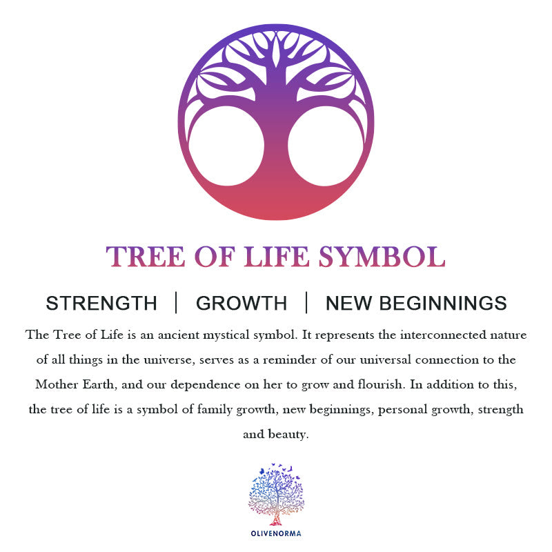 BowLift | Crystal Tree of Life 6 Rings Wall Decor Ornament