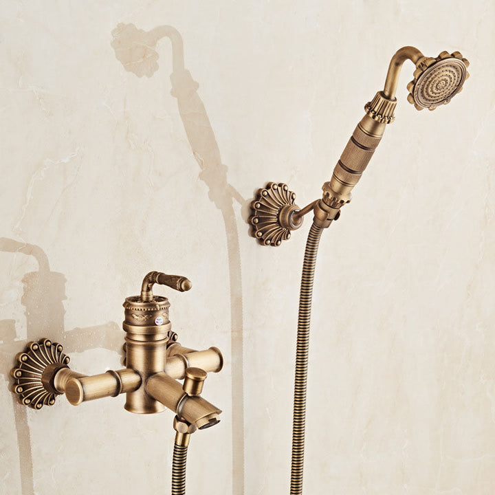 BowLift | Wall Mounted Metal Freestanding Bathtub Filler Copper Freestanding Faucet