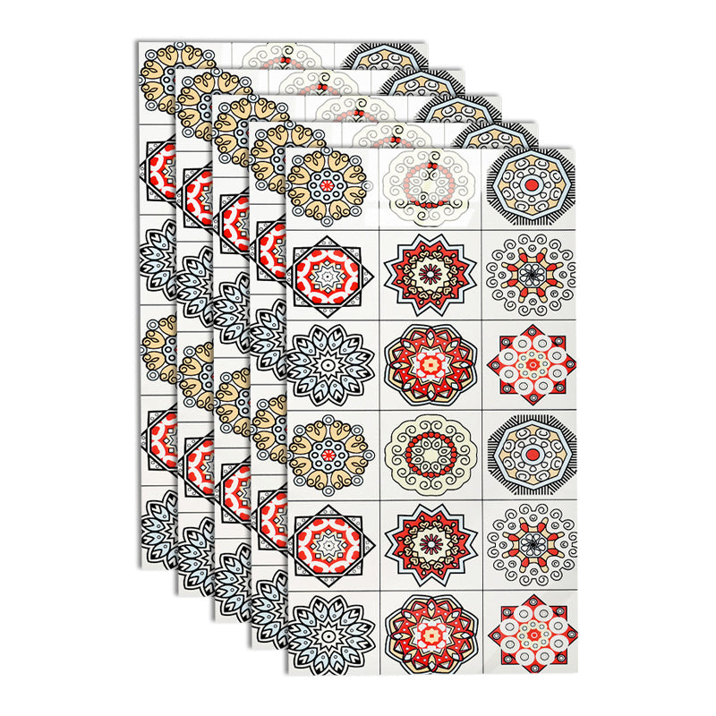 BowLift | PVC Peel and Stick Tile 12" x 23" Rectangular Grid Waterproof Peel and Stick Tiles 10 Pack