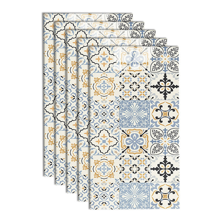 BowLift | PVC Peel and Stick Tile 12" x 23" Rectangular Grid Waterproof Peel and Stick Tiles 10 Pack