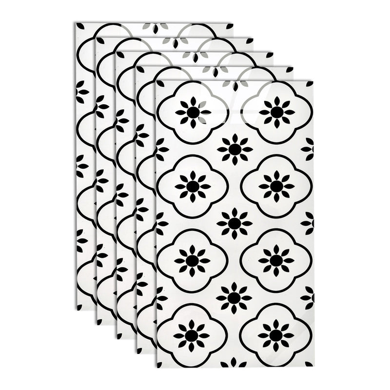 BowLift | PVC Peel and Stick Tile 12" x 23" Rectangular Grid Waterproof Peel and Stick Tiles 10 Pack