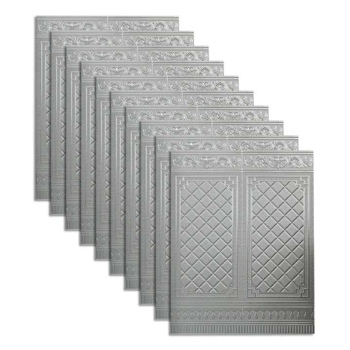 BowLift | Glam Style Wall Cladding Living Room Peel and Stick 3D Embossed Waterproof Wall Cladding