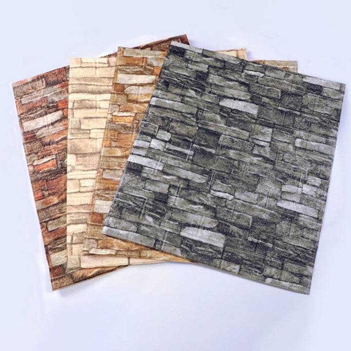 BowLift | Country House Wall Plank 3D Brick Bathroom Living Room Wall Panels Set of 2