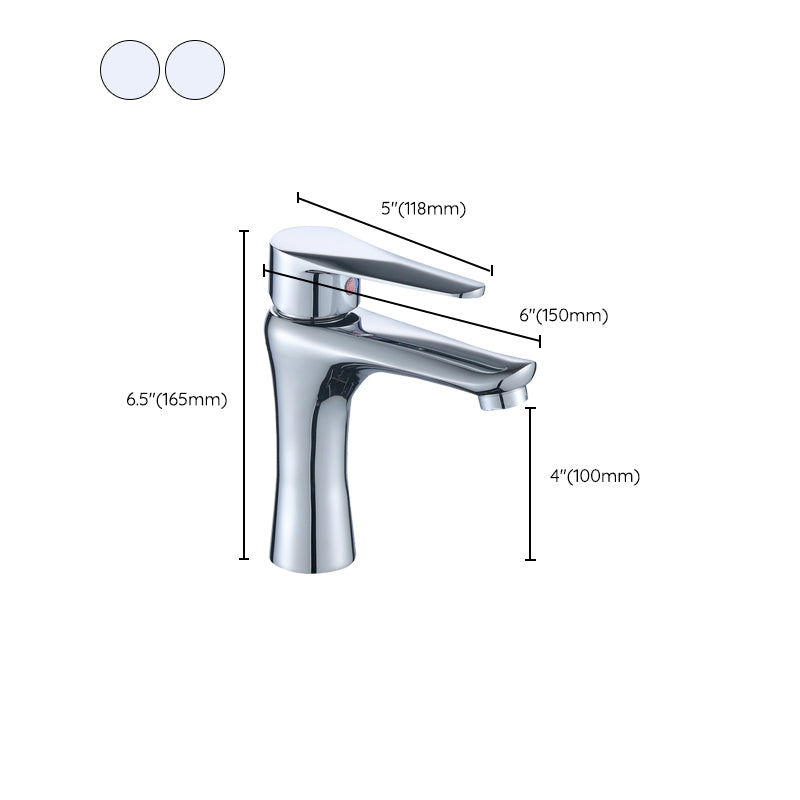 BowLift | Single Hole Basin Tap Lever Handle 1 Hole Faucet for the Bathroom