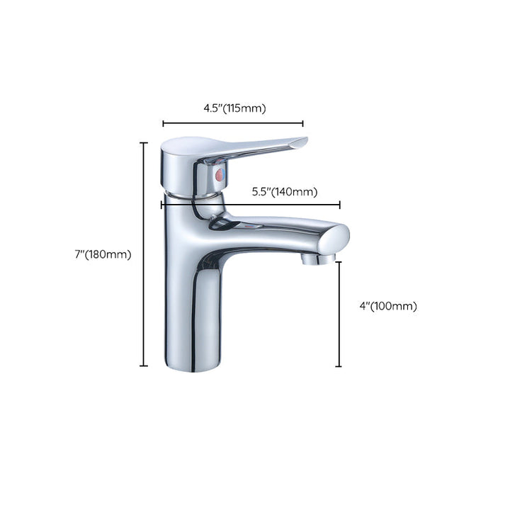 BowLift | Single Hole Basin Tap Lever Handle 1 Hole Faucet for the Bathroom