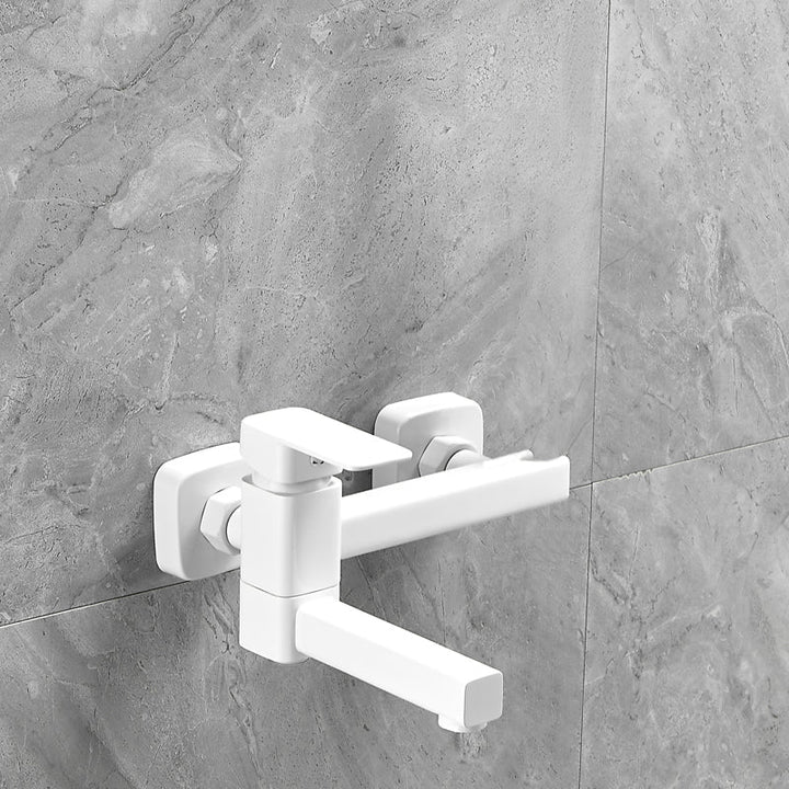 BowLift | Wall-mounted metal bathtub faucet low arc swivel bathroom faucet