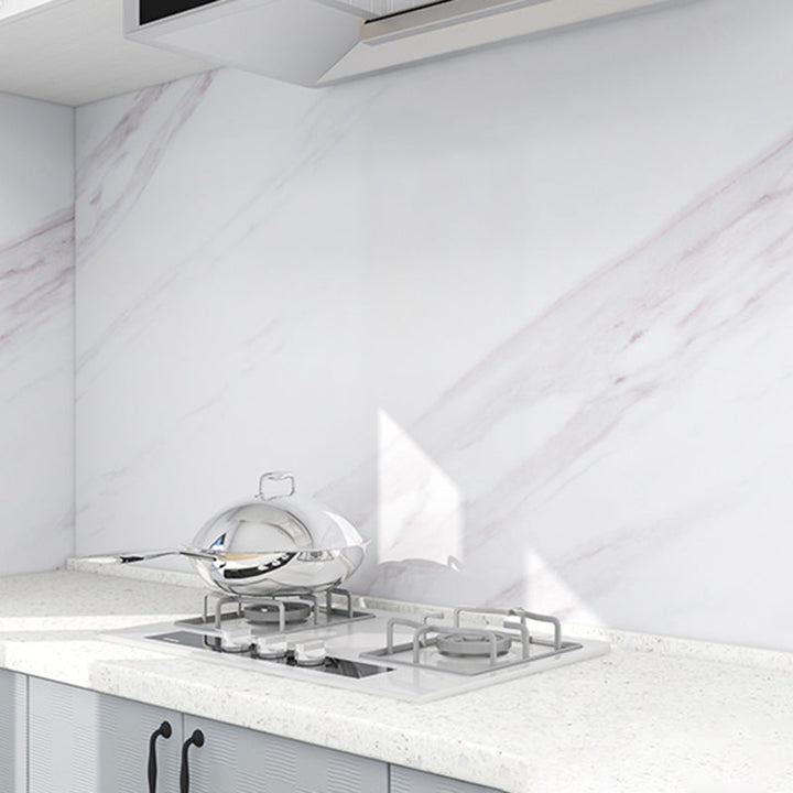 BowLift | Modern Splash Guard Tile Waterproof Marble Print Peel and Stick Tile for the Kitchen