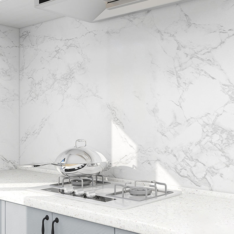 BowLift | Modern Splash Guard Tile Waterproof Marble Print Peel and Stick Tile for the Kitchen