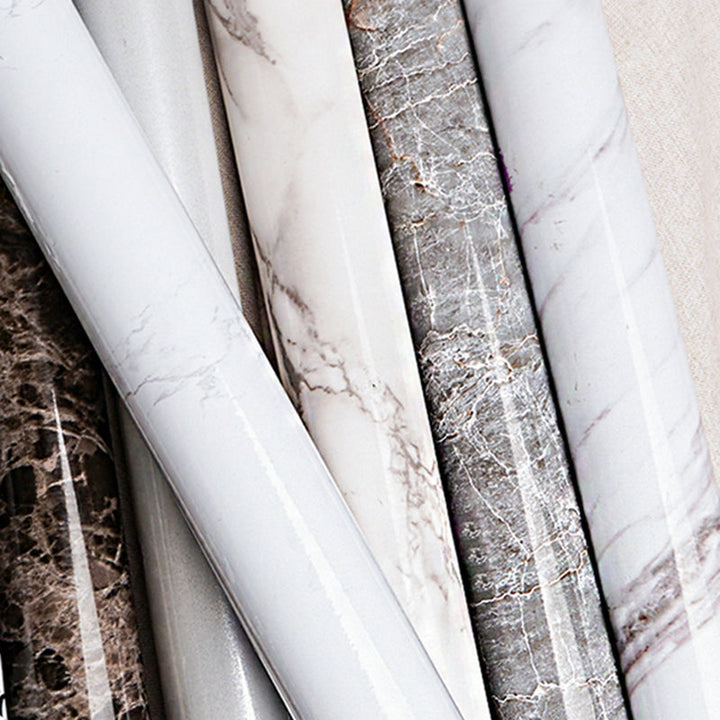 BowLift | Modern Splash Guard Tile Waterproof Marble Print Peel and Stick Tile for the Kitchen