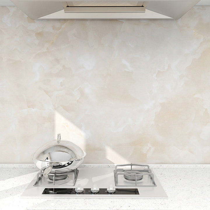 BowLift | Modern Splash Guard Tile Waterproof Marble Print Peel and Stick Tile for the Kitchen