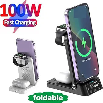 BowLift | 4-in-1 Wireless Phone Stand with Charging