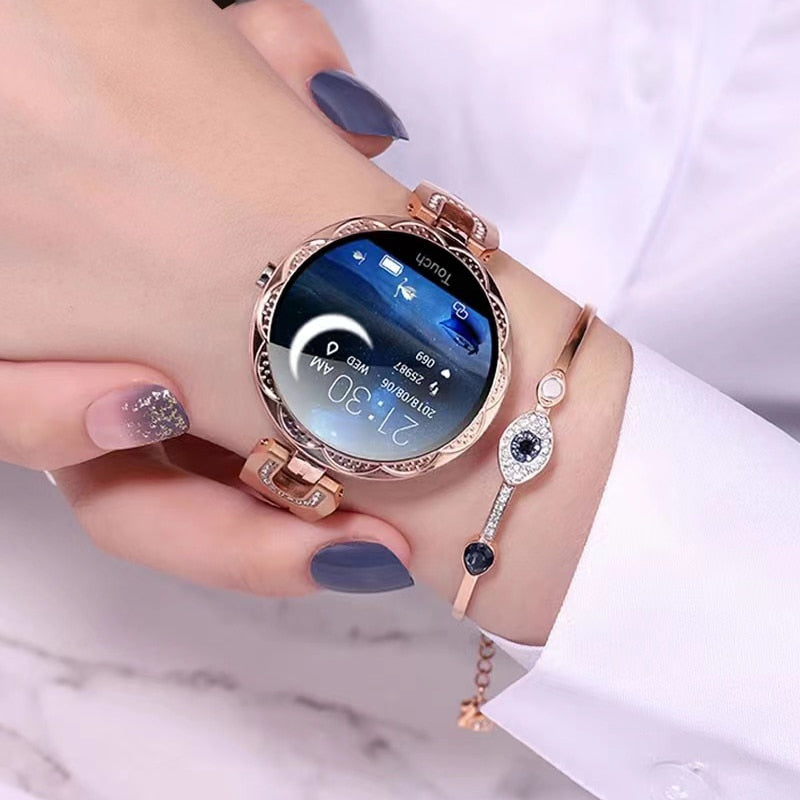 BowLift | PolsVital Women's Smartwatch – Waterproof, Health and Fitness Monitor in Stylish Design