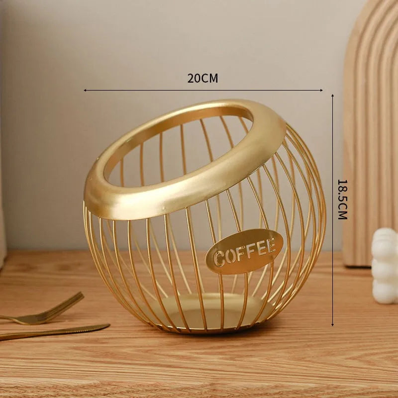 BowLift | Elegant Metal Snack Storage Basket
