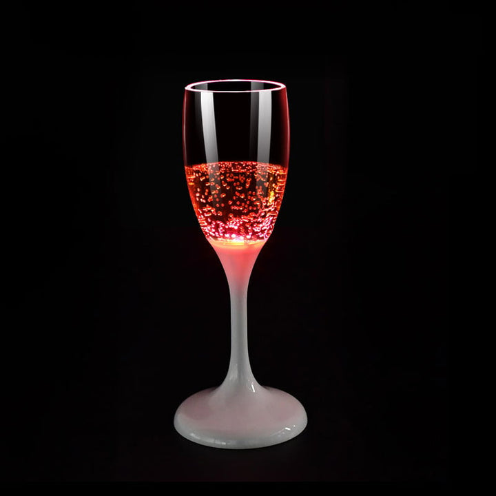 BowLift | LED Wine Glasses | Light-Up Drinkware with 6 Colors | Liquid-Activated | Reusable Party Cups 4–8oz