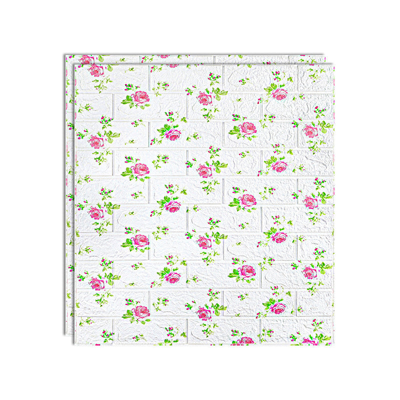 BowLift | Farmhouse Beadboard PVC Wall Access Panel Peel and Stick Wall Tile Set of 2