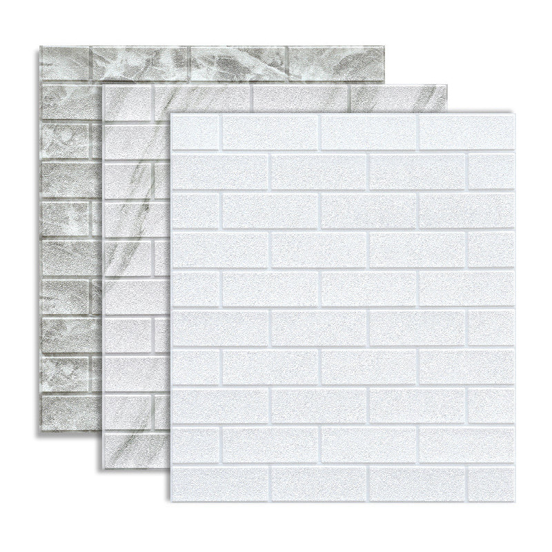 BowLift | Industrial Wall Panel, 3D Brick Bathroom Wall Panels Set of 2