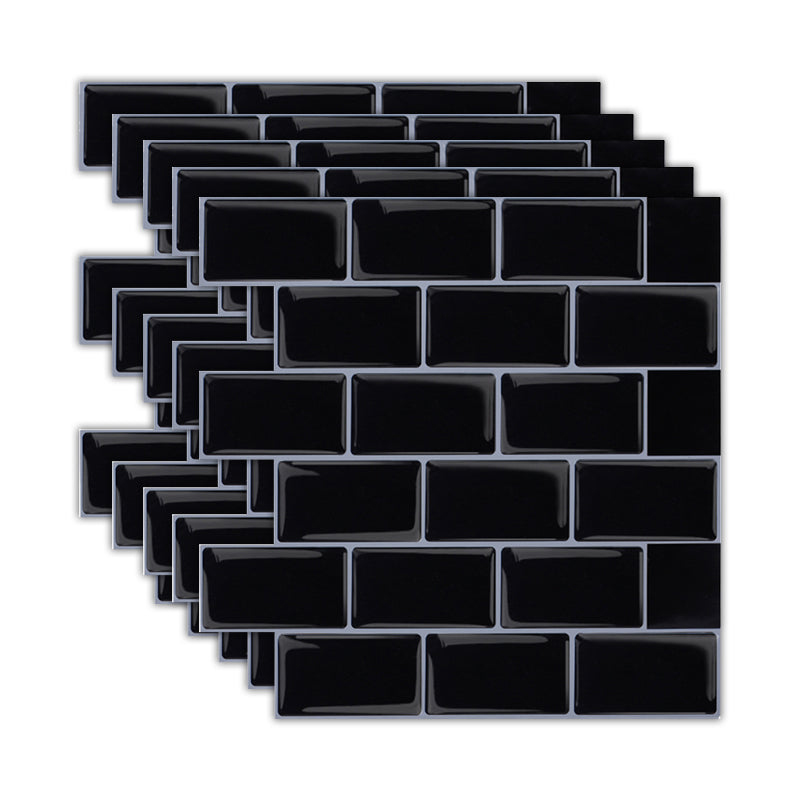 BowLift | Solid Peel & Stick Subway Tile Scratch Resistant PVC Rectangle Peel and Stick Wall Tile