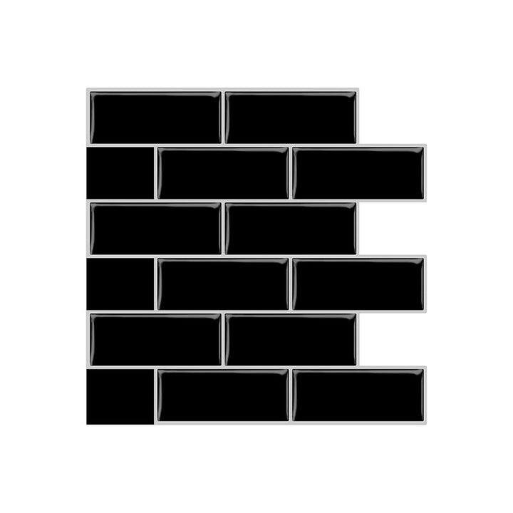 BowLift | Solid Peel & Stick Subway Tile Scratch Resistant PVC Rectangle Peel and Stick Wall Tile