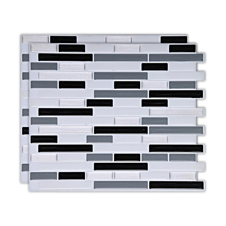BowLift | Peel & Stick Subway Tile Stain Resistant Plastic Rectangle Peel and Stick Tile 2-Pack