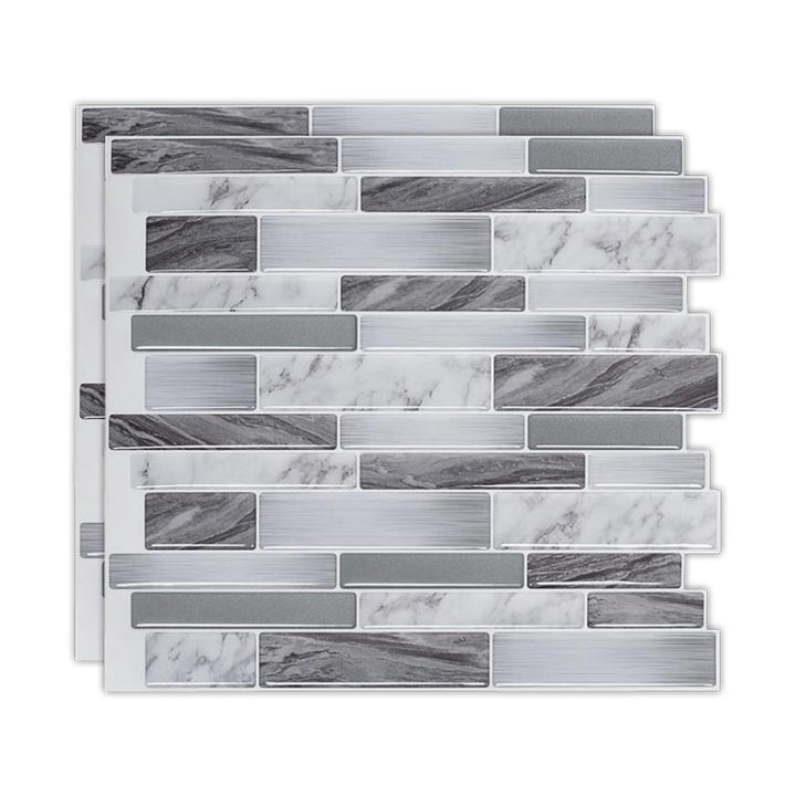 BowLift | Peel & Stick Subway Tile Stain Resistant Plastic Rectangle Peel and Stick Tile 2-Pack