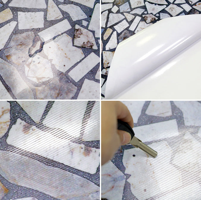 BowLift | Modern Style Square PVC Flooring Stone Design Peel and Stick Vinyl Flooring