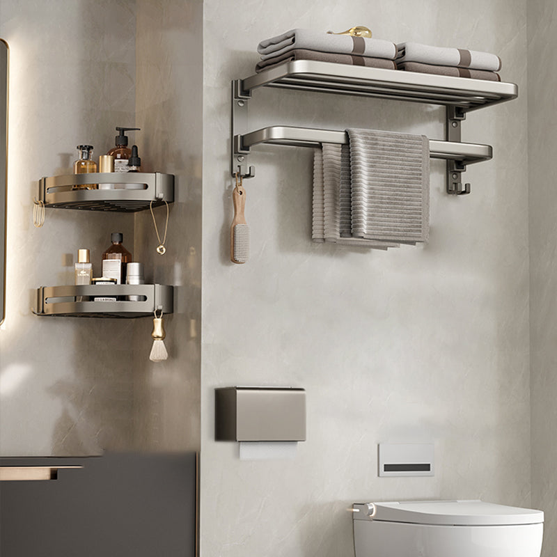 BowLift | Modern Towel Bar Bathroom Set Bathroom Shelf Bathroom Accessory Kit