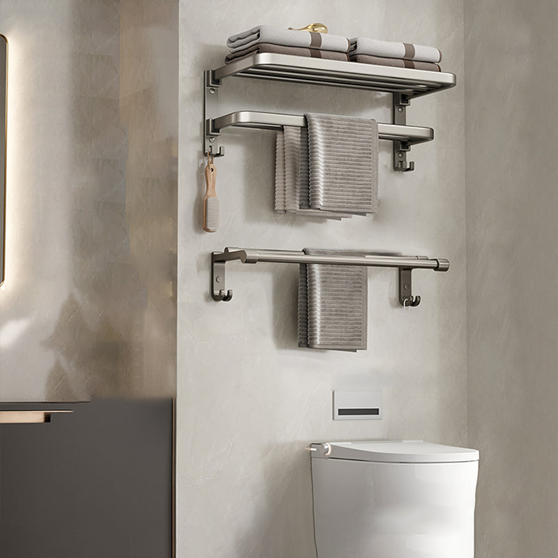 BowLift | Modern Towel Bar Bathroom Set Bathroom Shelf Bathroom Accessory Kit