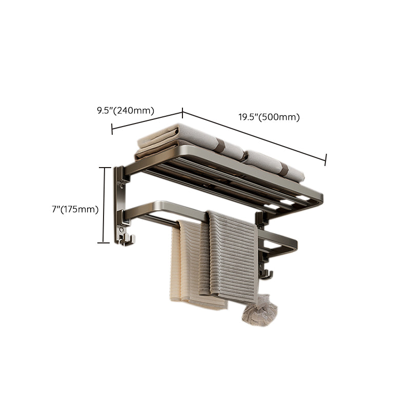 BowLift | Modern Towel Bar Bathroom Set Bathroom Shelf Bathroom Accessory Kit