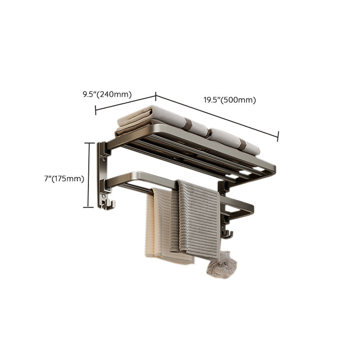 BowLift | Modern Towel Bar Bathroom Set Bathroom Shelf Bathroom Accessory Kit
