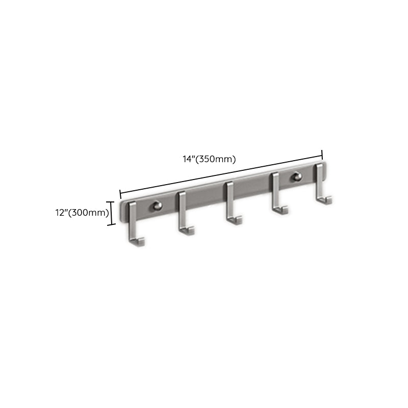 BowLift | Modern Bathroom Accessories Set Gray Towel Bar Bathroom Shelf Bathroom Hardware