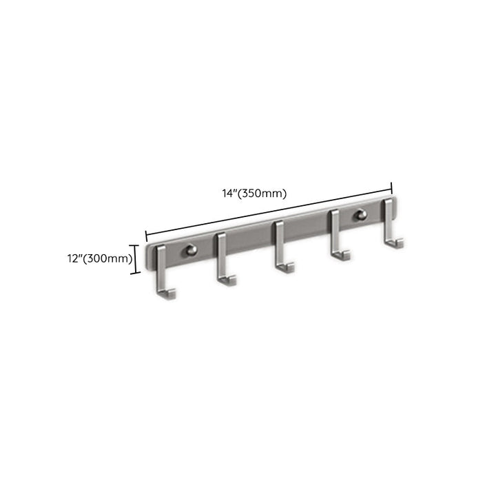 BowLift | Modern Bathroom Accessories Set Gray Towel Bar Bathroom Shelf Bathroom Hardware