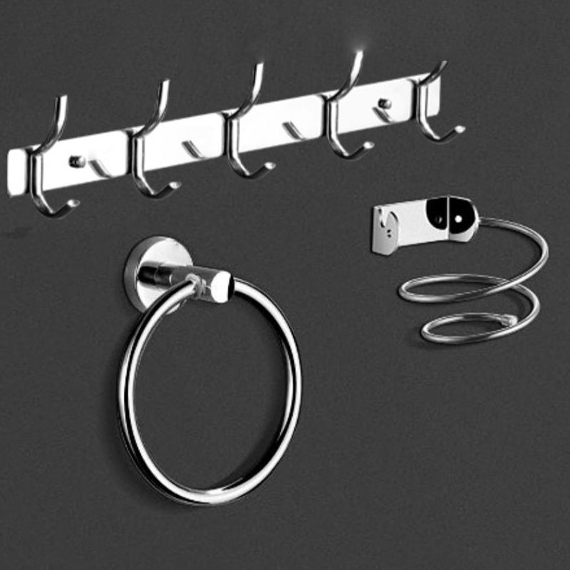 BowLift | Modern Bathroom Set Stainless Steel Bathroom Shelf Paper Holder Bathroom Accessory Set
