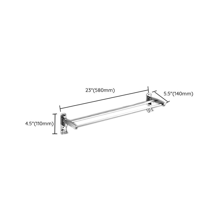 BowLift | Modern Bathroom Set Stainless Steel Bathroom Shelf Paper Holder Bathroom Accessory Set