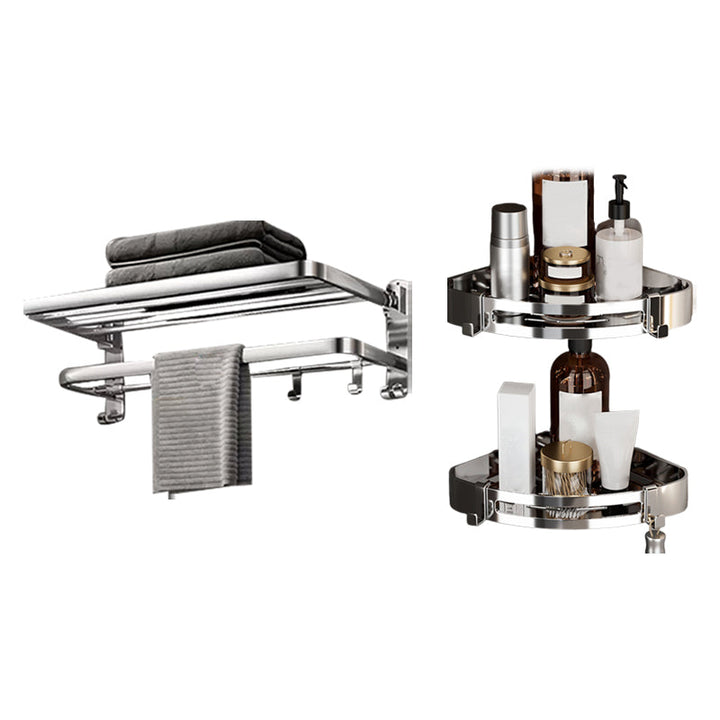 BowLift | Modern Polished Chrome Bathroom Accessory Set Made of Stainless Steel