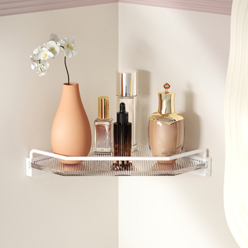 BowLift | White Metal and Acrylic Bathroom Accessories as a Single Piece or in a Set with Bathroom Shelf