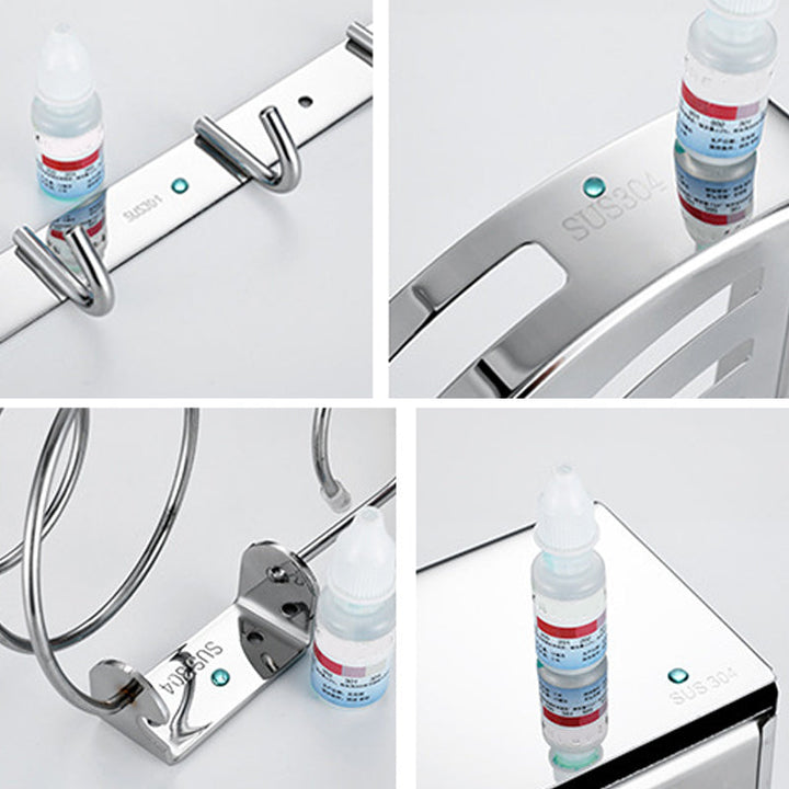 BowLift | Modern Stainless Steel Bathroom Accessories Towel Bar Bathroom Set