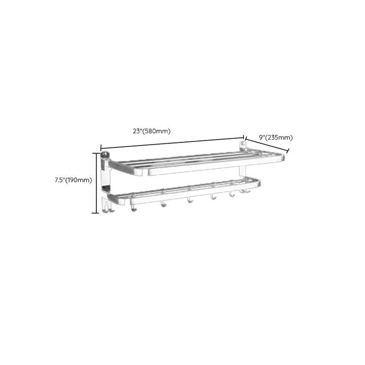 BowLift | Modern Stainless Steel Bathroom Accessories Towel Bar Bathroom Set