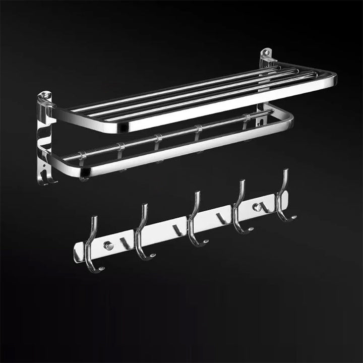 BowLift | Modern Bathroom Set Stainless Steel Bathroom Shelf Bathroom Accessory Set