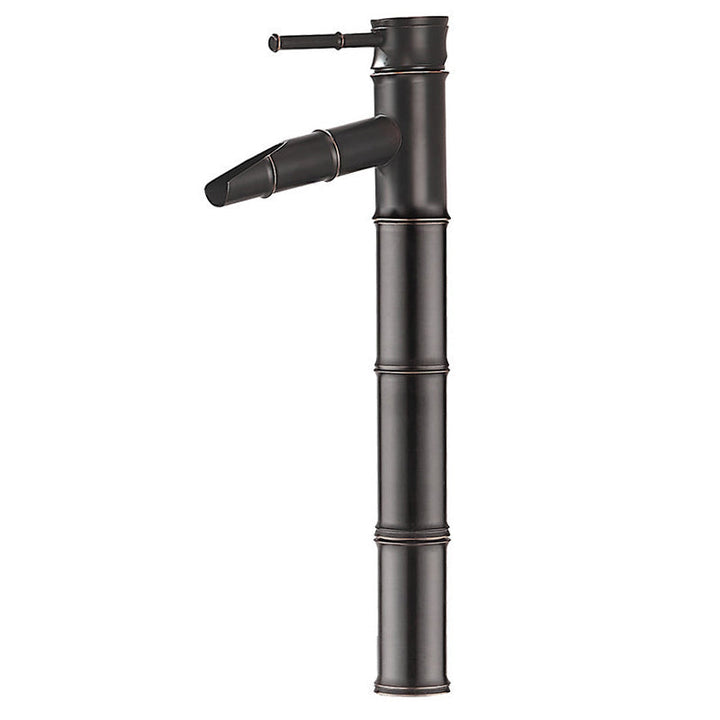 BowLift | Farmhouse Vessel Sink Faucet Copper 1-Handle Low Arc Vessel Faucet for Bathroom
