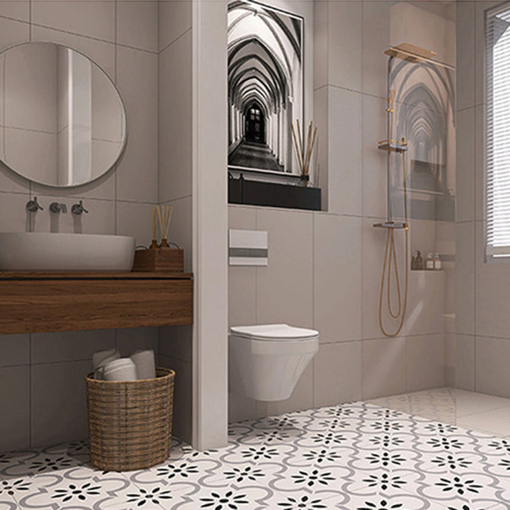 BowLift | Modern Style Rectangular PVC Flooring Stone Look Peel and Stick Vinyl Floor