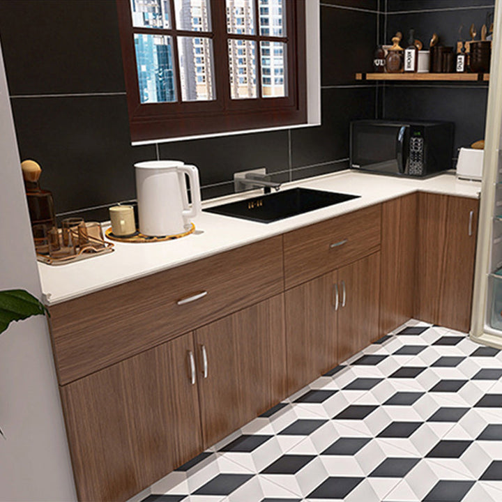 BowLift | Modern Style Rectangular PVC Flooring Stone Look Peel and Stick Vinyl Floor