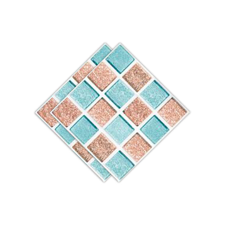 BowLift | Peel & Stick Mosaic Tile Plastic Square Stain-Resistant Peel and Stick Tiles for Shower