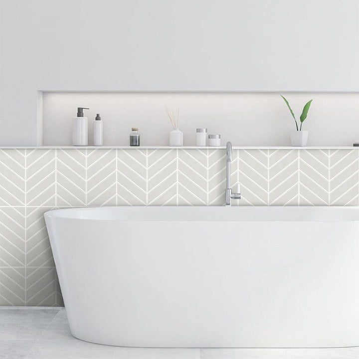 BowLift | Peel and stick tiles Waterproof plastic rectangular peel and stick tile for the kitchen 2-pack