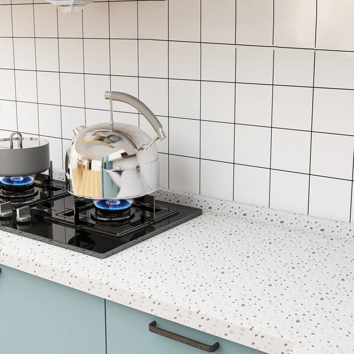 BowLift | Modern Kitchen Backsplash Tile Check Print Peel and Stick Backsplash Tile