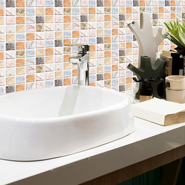 BowLift | Square Peel and Stick Tile Mosaic Waterproof PVC Peel & Stick Tile for Shower 5-Pack