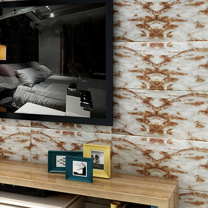 BowLift | Glam Wall Covering Peel and Stick Texture Effect Design Square Wall Panel