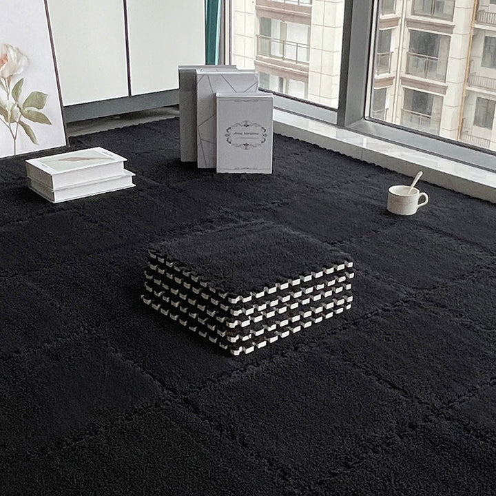 BowLift | Multicolored Level Loop Carpet Tile Non-Slip Composite Floor Tiles for Bedroom